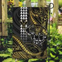 Hawaii Ikaika Warrior Helmet Garden Flag Gold Style LT05 Garden Flag Gold - Polynesian Pride