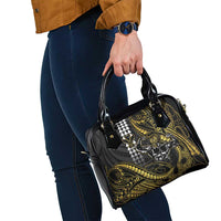 Hawaii Ikaika Warrior Helmet Shoulder Handbag Gold Style