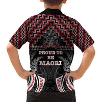 Aotearoa Family Matching Off Shoulder Maxi Dress and Hawaiian Shirt Proud To Be Maori LT05 - Polynesian Pride