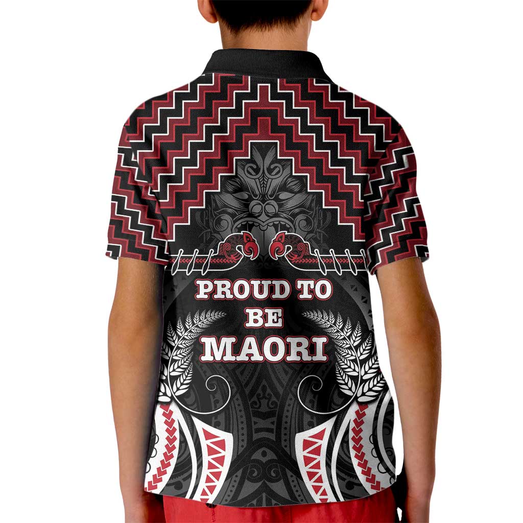 Aotearoa Kid Polo Shirt Proud To Be Maori LT05 - Polynesian Pride