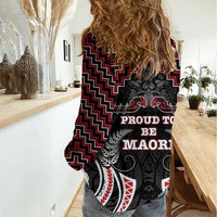 Aotearoa Women Casual Shirt Proud To Be Maori LT05 - Polynesian Pride
