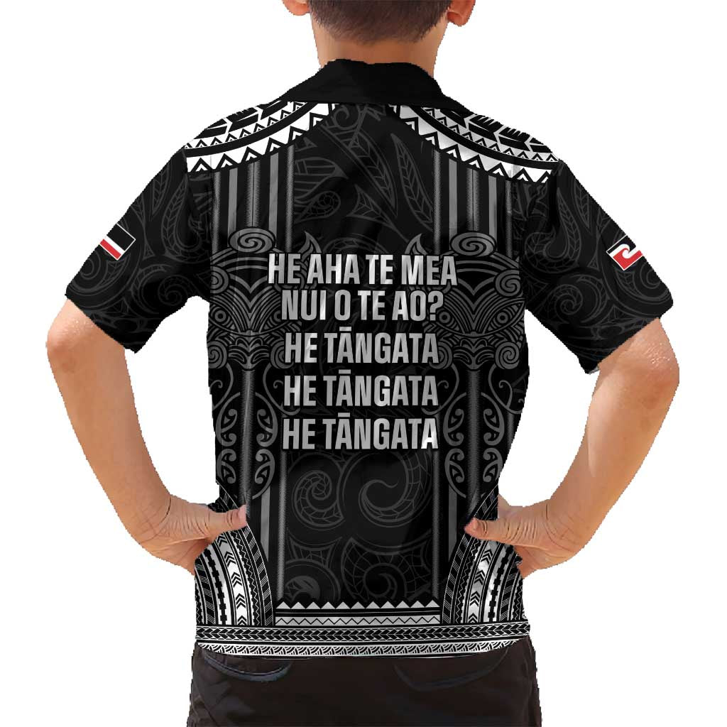 Aotearoa Toitu Te Tiriti Family Matching Summer Maxi Dress and Hawaiian Shirt No Kiwi Without Iwi LT05 - Polynesian Pride