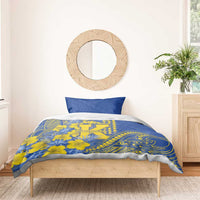 Hawaii Kaiser High School Bedding Set Tribal Tattoo With Hibiscus Flowers LT05 - Polynesian Pride