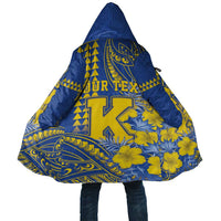 Personalised Hawaii Kaiser High School Cloak Tribal Tattoo With Hibiscus Flowers