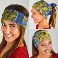 Hawaii Kaiser High School Neck Gaiter Tribal Tattoo With Hibiscus Flowers