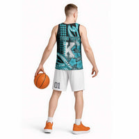 Personalised Hawaii Kapolei High School Basketball Jersey Tribal Tattoo With Hibiscus Flowers