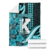 Hawaii Kapolei High School Blanket Tribal Tattoo With Hibiscus Flowers LT05 - Polynesian Pride