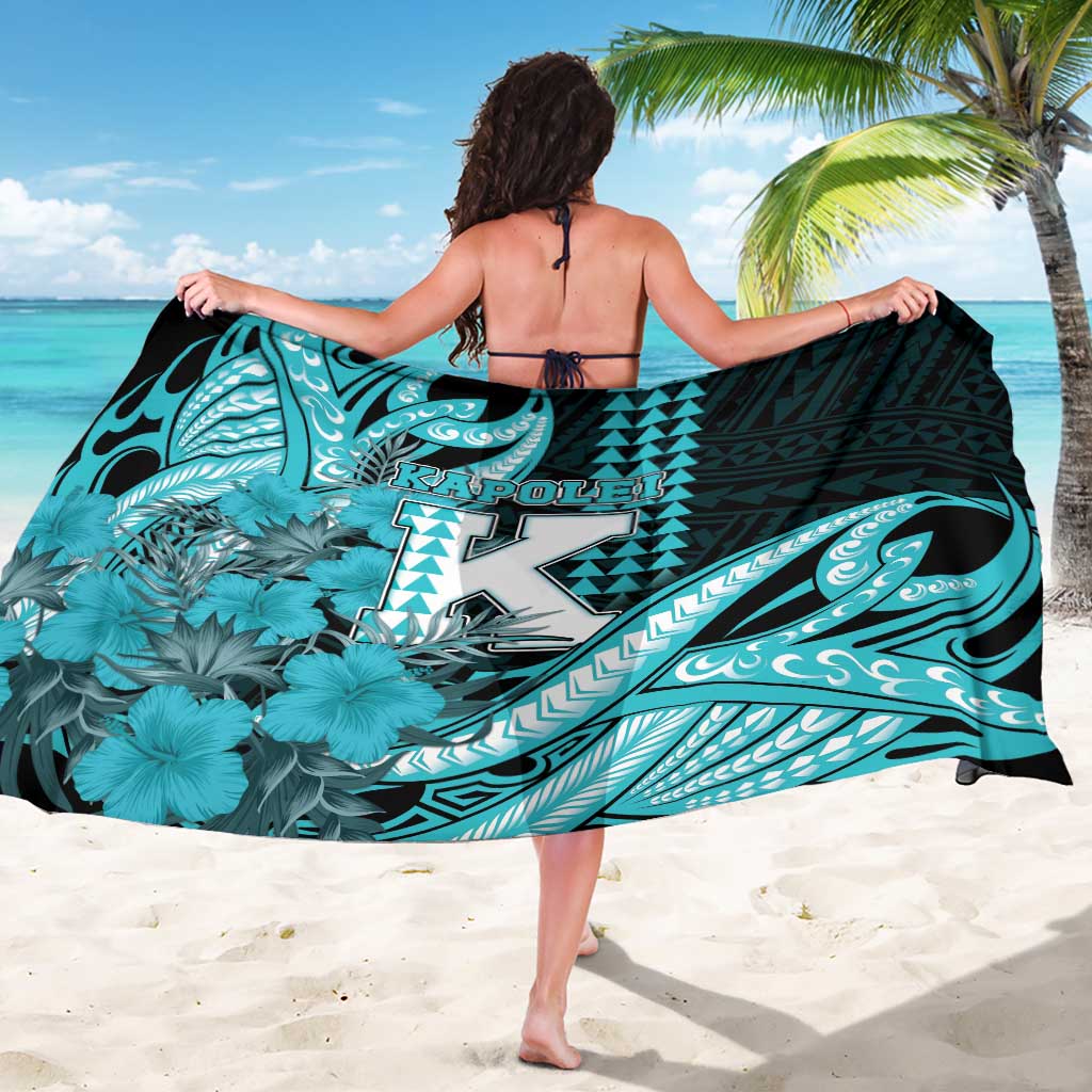 Hawaii Kapolei High School Sarong Tribal Tattoo With Hibiscus Flowers