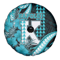 Hawaii Kapolei High School Spare Tire Cover Tribal Tattoo With Hibiscus Flowers LT05 - Polynesian Pride
