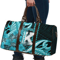 Hawaii Kapolei High School Travel Bag Tribal Tattoo With Hibiscus Flowers LT05 - Polynesian Pride