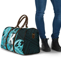 Hawaii Kapolei High School Travel Bag Tribal Tattoo With Hibiscus Flowers LT05 - Polynesian Pride