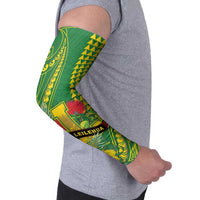 Personalised Hawaii Leilehua High School Arm Sleeves Tribal Tattoo With Hibiscus Flowers LT05 - Polynesian Pride