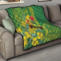 Hawaii Leilehua High School Quilt Tribal Tattoo With Hibiscus Flowers LT05 - Polynesian Pride