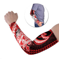 Personalised Hawaii Kalani High School Arm Sleeves Tribal Tattoo With Hibiscus Flowers