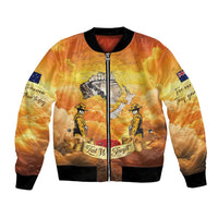 New Zealand And Australia ANZAC Day Bomber Jacket Sinai Palestine Campaign Lest We Forget