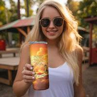 New Zealand And Australia ANZAC Day Skinny Tumbler Sinai Palestine Campaign Lest We Forget LT05 - Polynesian Pride