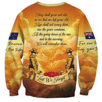 New Zealand And Australia ANZAC Day Sweatshirt Sinai Palestine Campaign Lest We Forget