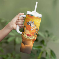 New Zealand And Australia ANZAC Day Tumbler With Handle Sinai Palestine Campaign Lest We Forget LT05 - Polynesian Pride