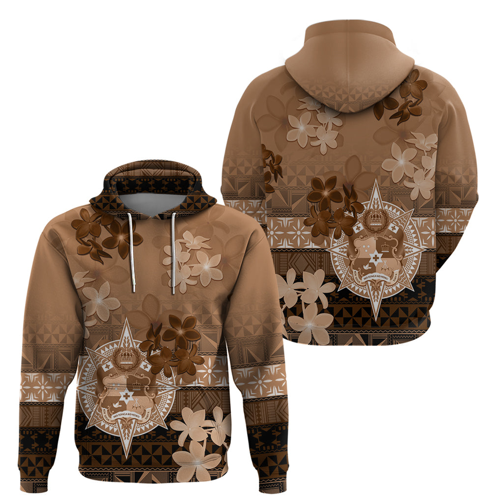 Tonga Emancipation Day Zip Hoodie Tongan Kupesi Ngatu Pattern Vintage Style