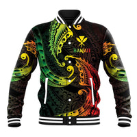 AAPI Heritage Month Baseball Jacket Kanaka Maoli Polynesian Tribal Wave LT05 Unisex Reggae - Polynesian Pride