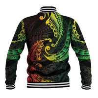AAPI Heritage Month Baseball Jacket Kanaka Maoli Polynesian Tribal Wave LT05 - Polynesian Pride