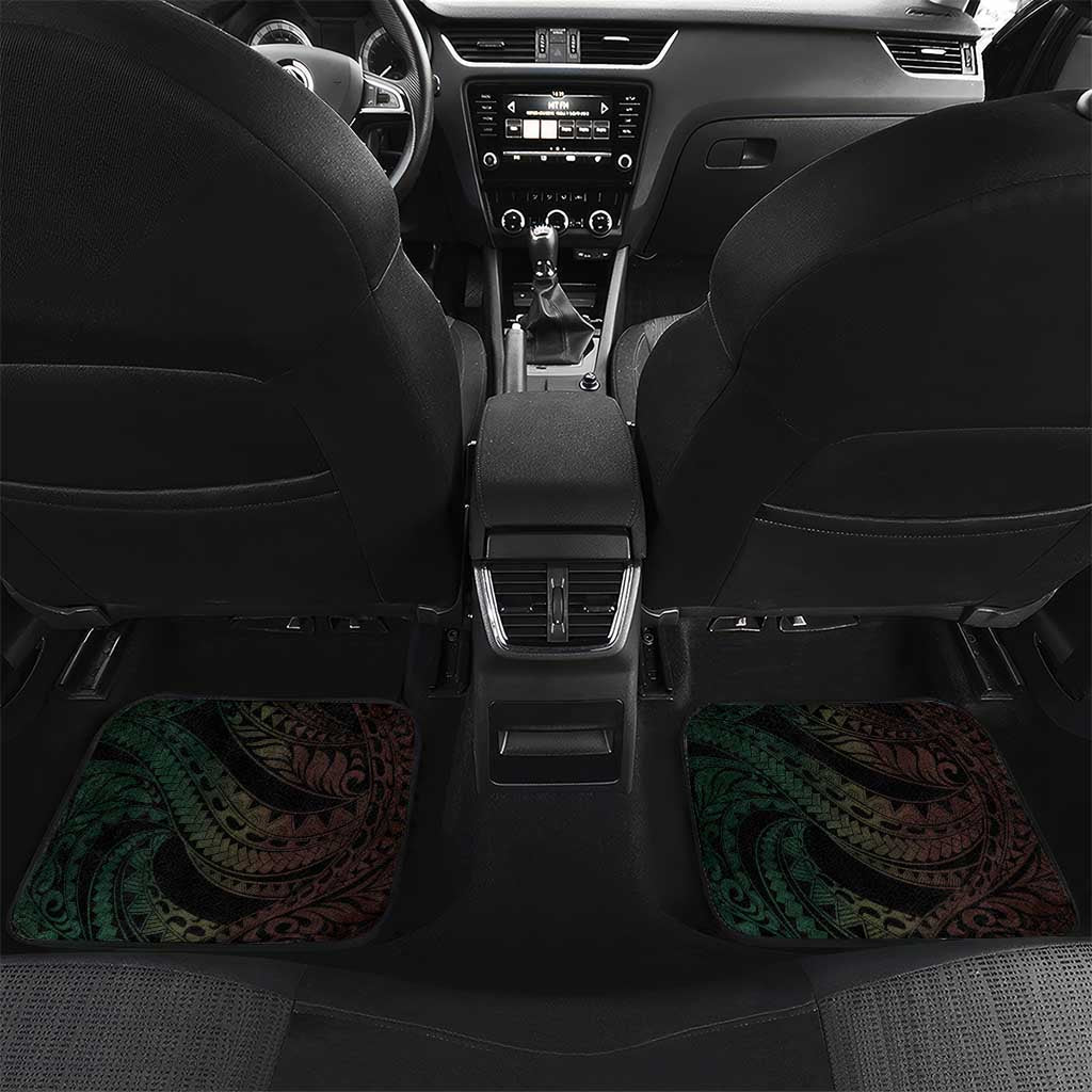AAPI Heritage Month Car Mats Kanaka Maoli Polynesian Tribal Wave