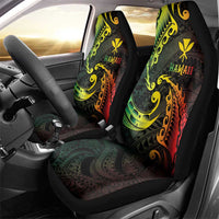 AAPI Heritage Month Car Seat Cover Kanaka Maoli Polynesian Tribal Wave