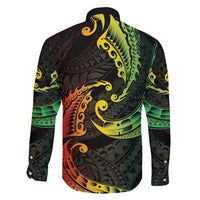 AAPI Heritage Month Family Matching Puletasi and Hawaiian Shirt Kanaka Maoli Polynesian Tribal Wave LT05 - Polynesian Pride