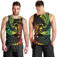 AAPI Heritage Month Men Tank Top Kanaka Maoli Polynesian Tribal Wave