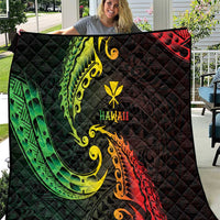 AAPI Heritage Month Quilt Kanaka Maoli Polynesian Tribal Wave LT05 Reggae - Polynesian Pride