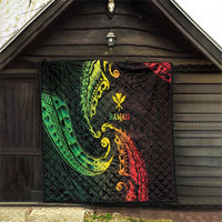 AAPI Heritage Month Quilt Kanaka Maoli Polynesian Tribal Wave LT05 - Polynesian Pride