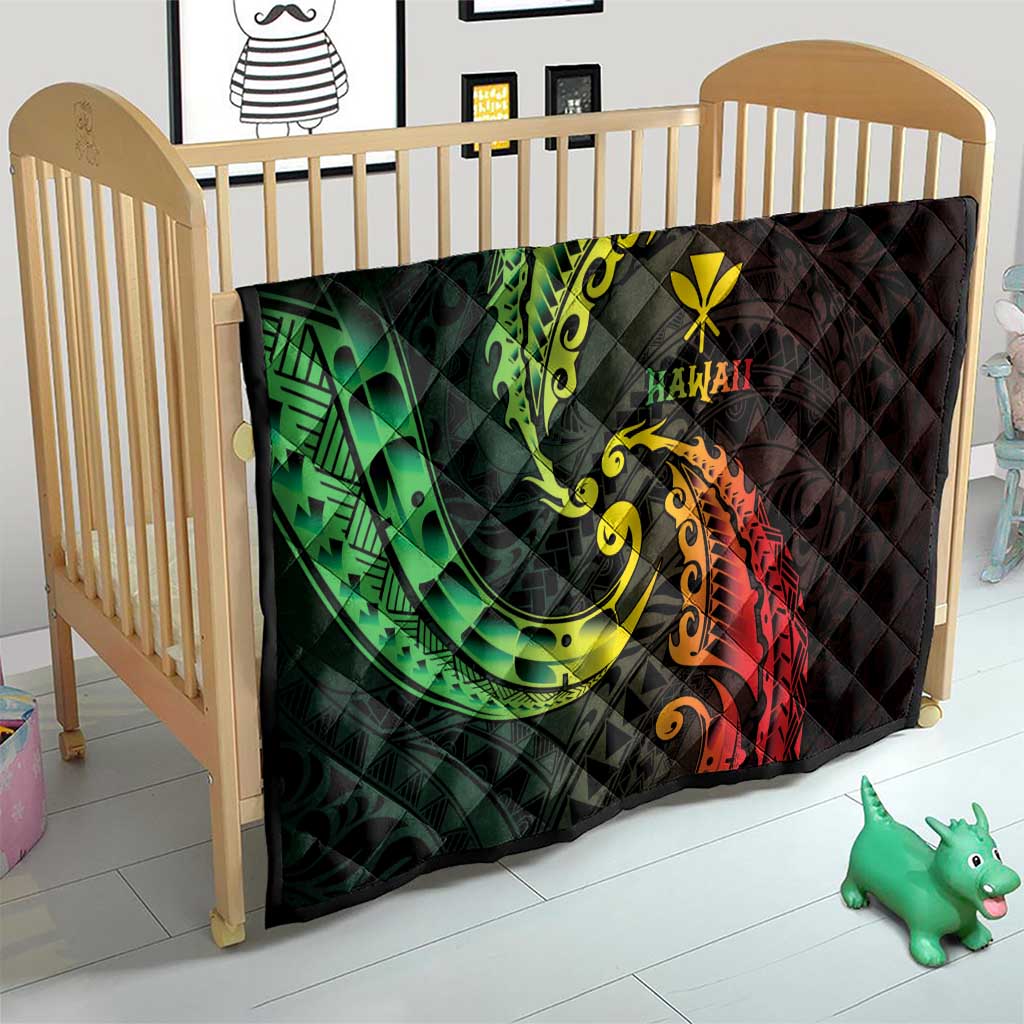 AAPI Heritage Month Quilt Kanaka Maoli Polynesian Tribal Wave LT05 - Polynesian Pride