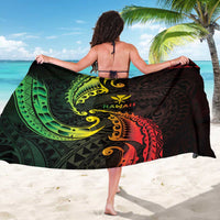 AAPI Heritage Month Sarong Kanaka Maoli Polynesian Tribal Wave LT05 - Polynesian Pride
