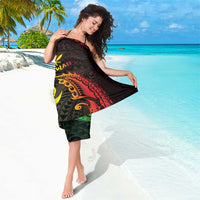 AAPI Heritage Month Sarong Kanaka Maoli Polynesian Tribal Wave LT05 - Polynesian Pride