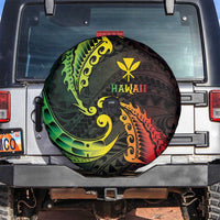 AAPI Heritage Month Spare Tire Cover Kanaka Maoli Polynesian Tribal Wave
