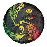 AAPI Heritage Month Spare Tire Cover Kanaka Maoli Polynesian Tribal Wave