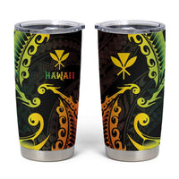 AAPI Heritage Month Tumbler Cup Kanaka Maoli Polynesian Tribal Wave LT05 Reggae - Polynesian Pride