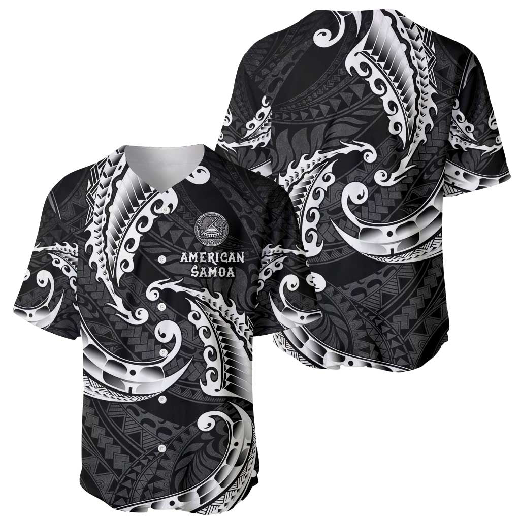AAPI Heritage Month Baseball Jersey American Samoa Polynesian Tribal Wave