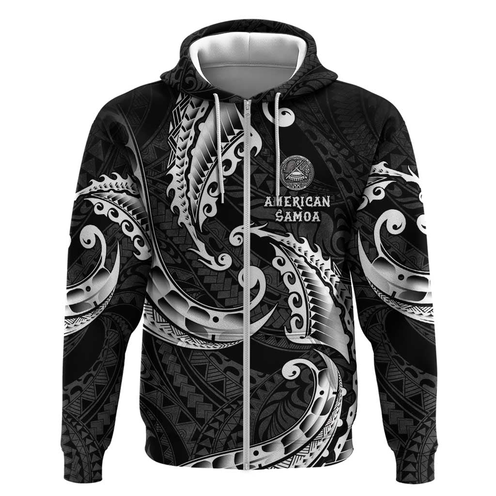 AAPI Heritage Month Hoodie American Samoa Polynesian Tribal Wave