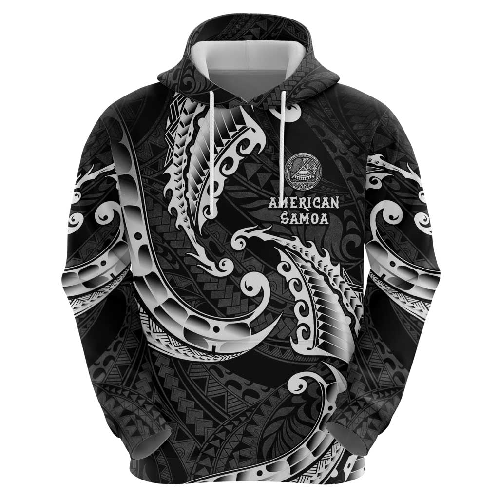 AAPI Heritage Month Hoodie American Samoa Polynesian Tribal Wave
