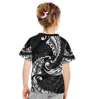 AAPI Heritage Month Kid T Shirt American Samoa Polynesian Tribal Wave