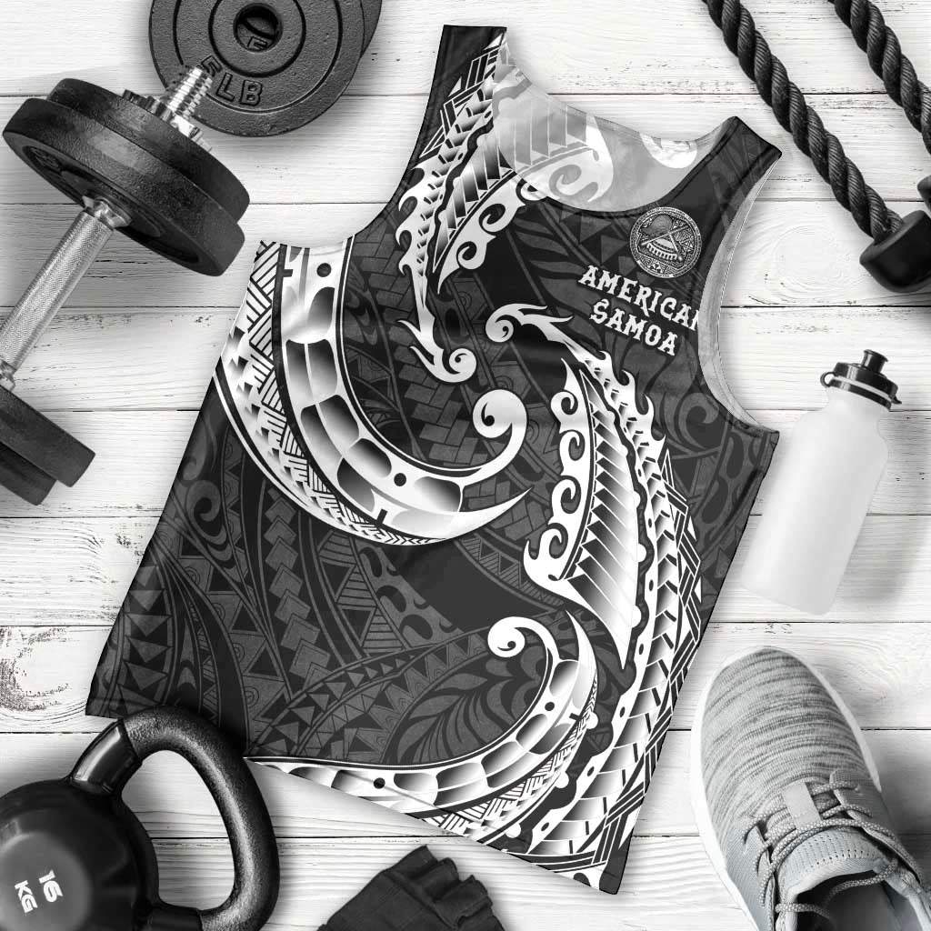 AAPI Heritage Month Men Tank Top American Samoa Polynesian Tribal Wave