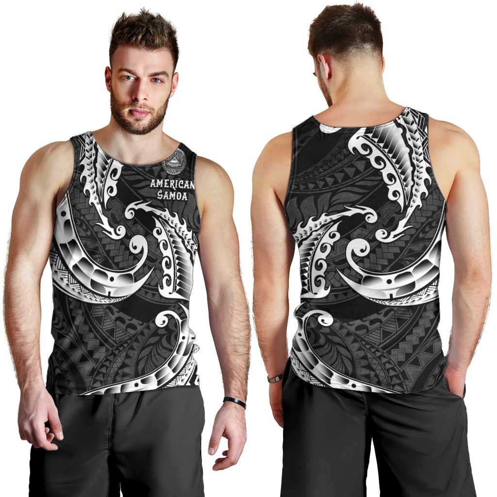 AAPI Heritage Month Men Tank Top American Samoa Polynesian Tribal Wave