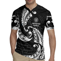 AAPI Heritage Month Rugby Jersey American Samoa Polynesian Tribal Wave LT05 - Polynesian Pride