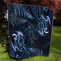 Aotearoa New Zealand Octopus Quilt Silver Fern Maori Pattern LT05 - Polynesian Pride