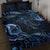 Aotearoa New Zealand Octopus Quilt Bed Set Silver Fern Maori Pattern