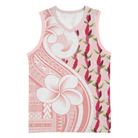 Samoa Teuila Basketball Jersey Pink Samoan Siapo Motifs
