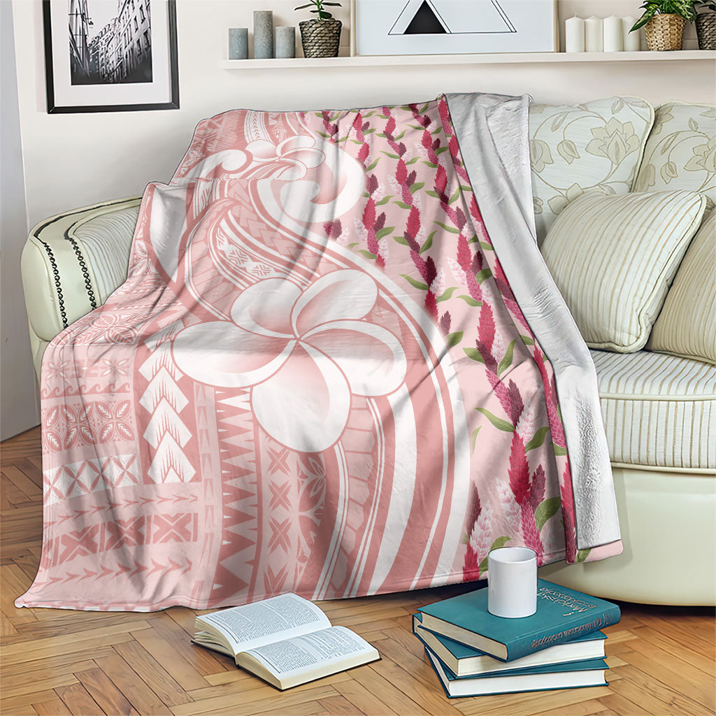 Samoa Teuila Blanket Pink Samoan Siapo Motifs LT05 Pink - Polynesian Pride