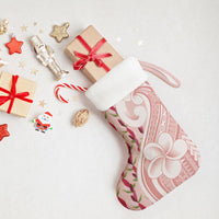 Samoa Teuila Christmas Stocking Pink Samoan Siapo Motifs