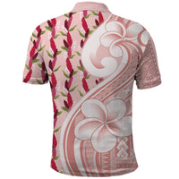 Samoa Teuila Polo Shirt Pink Samoan Siapo Motifs